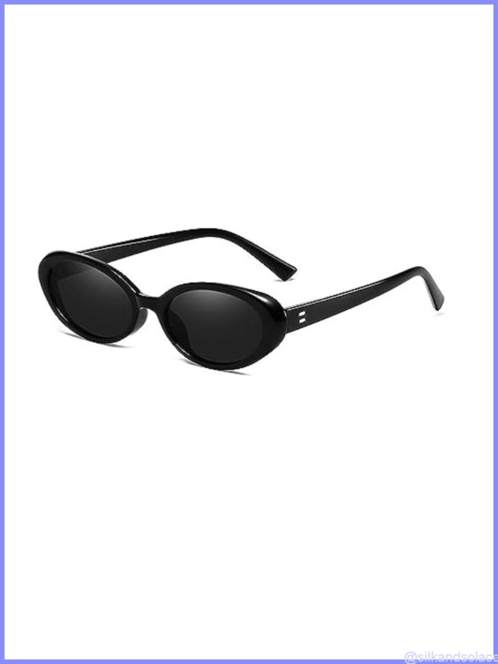Retro Oval Cat Eye Sunglasses UV400 Protection Unisex Adult Outdoor
